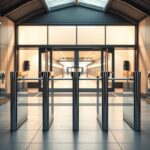 Glass vs. Metal Flap Barriers: Which is Right for Your Facility?